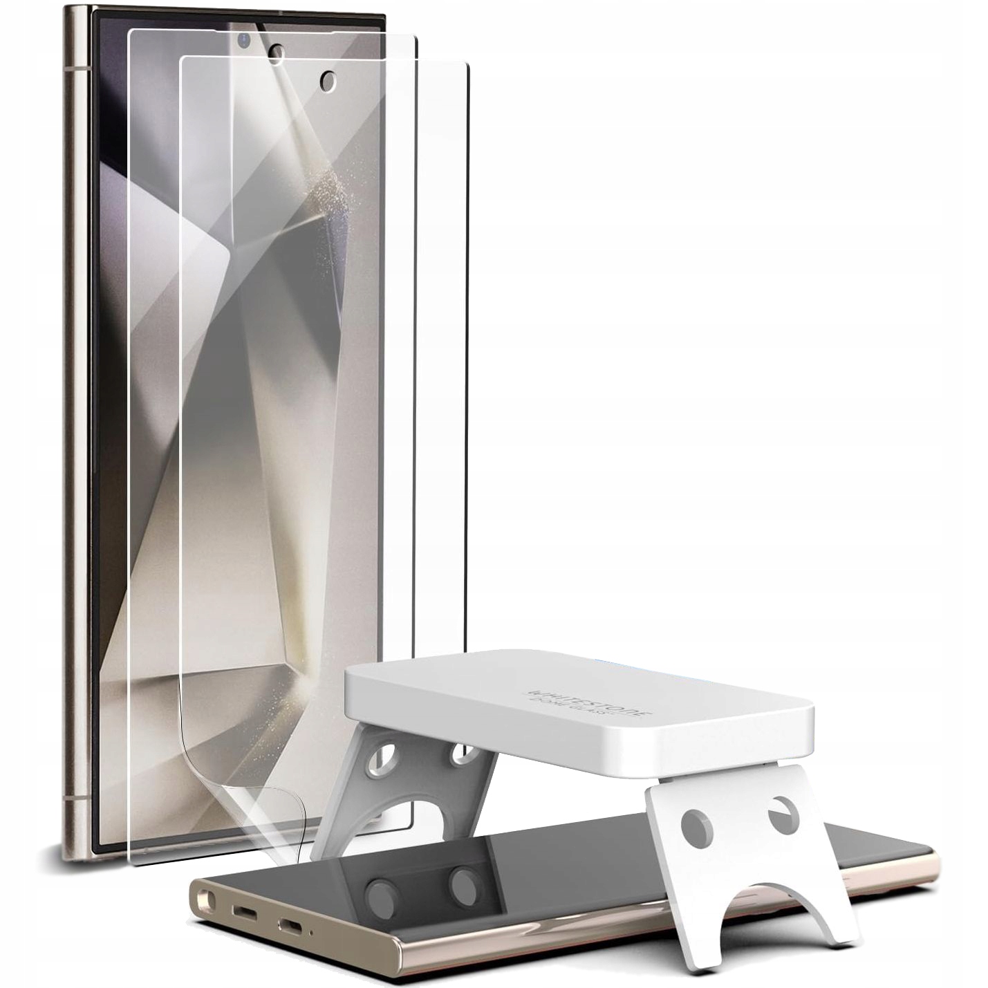 Folia ochronna na ekran Whitestone do Galaxy S24 Ultra z lampą Uv, 2 sztuki