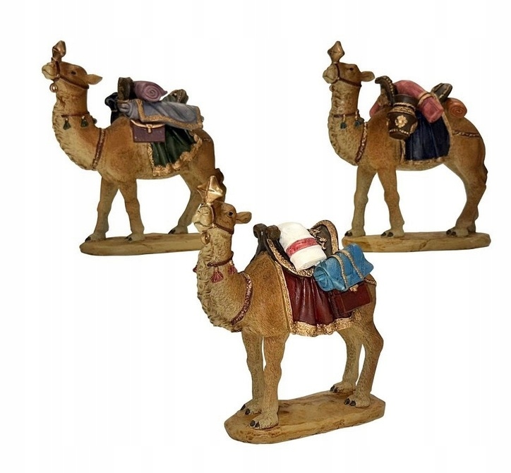 Zvieratá Do Betlehemov 3 Ťavy 16 CM Vysoké Pre Postavy S Výškou 12-15 CM