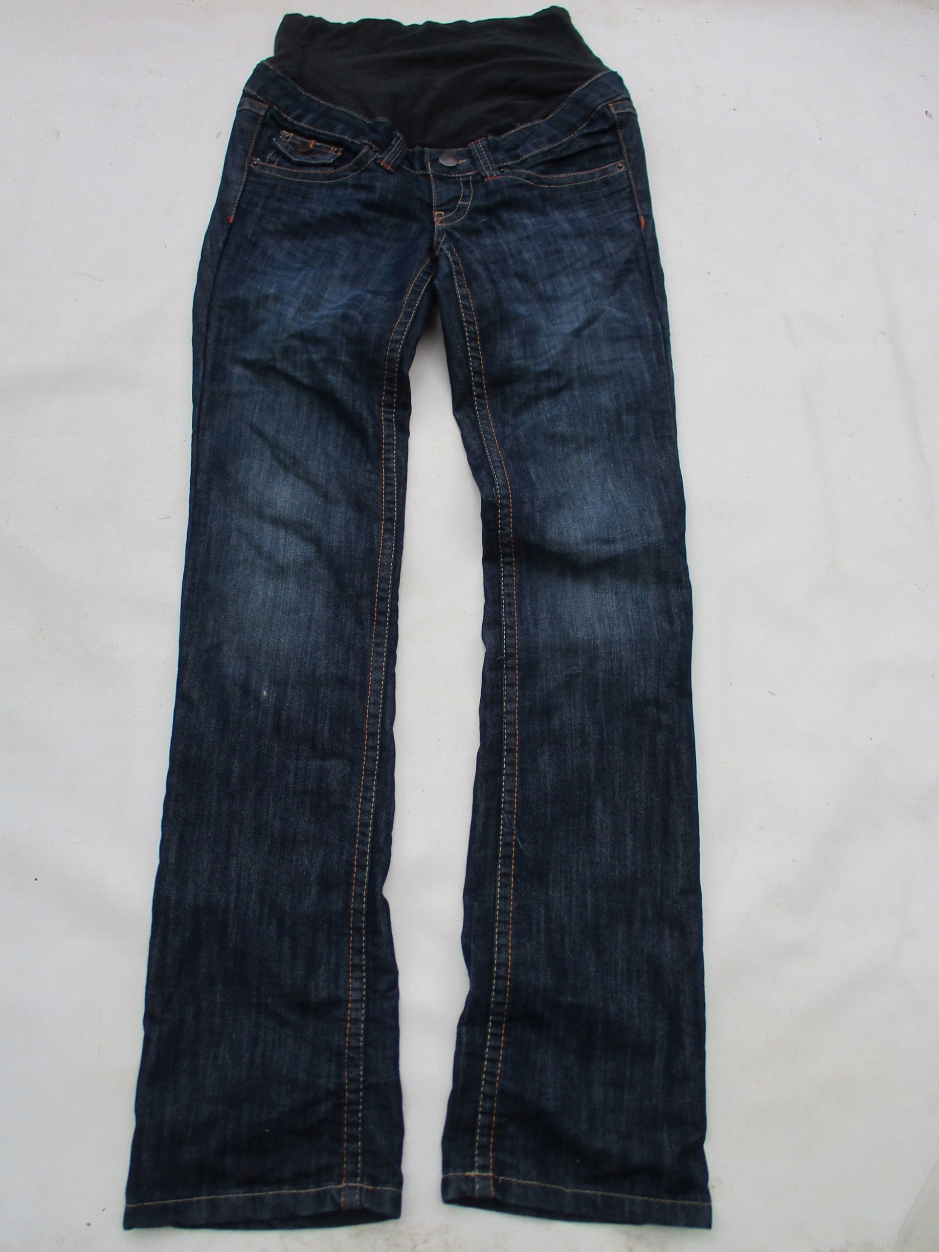 34 H&M MAMA SPODNIE CIĄŻOWE JEANS DŻINSY