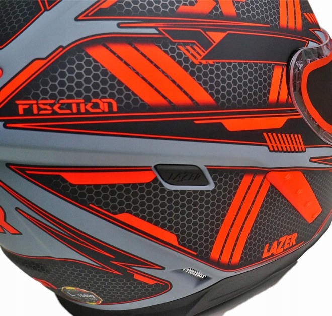 Kask LAZER RAFALE EVO Roadtech Red-Grey XL Cechy dodatkowe deflektor nosa demontowalny podbródek