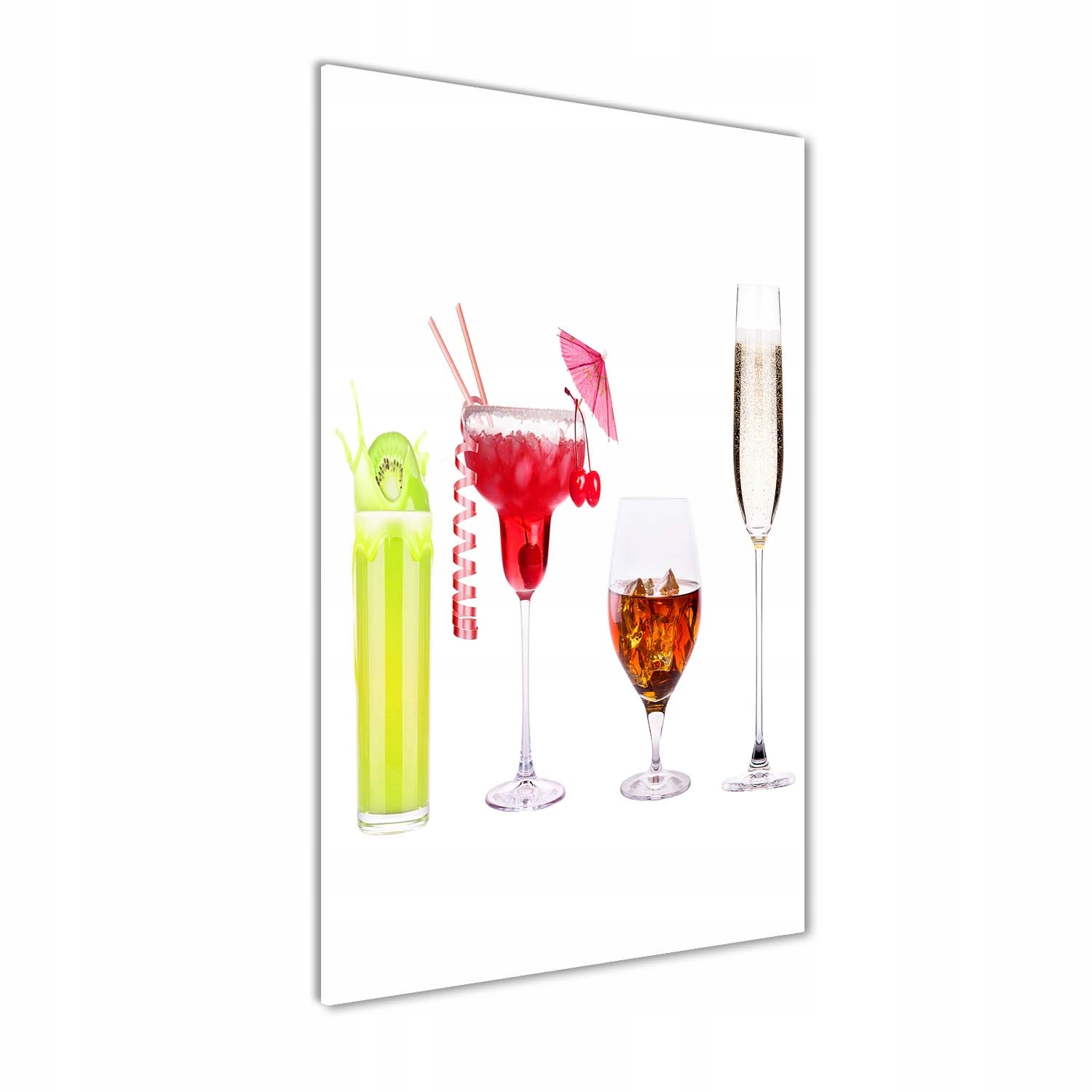 

Foto obraz na szkle Kolorowe koktajle 60x120 cm