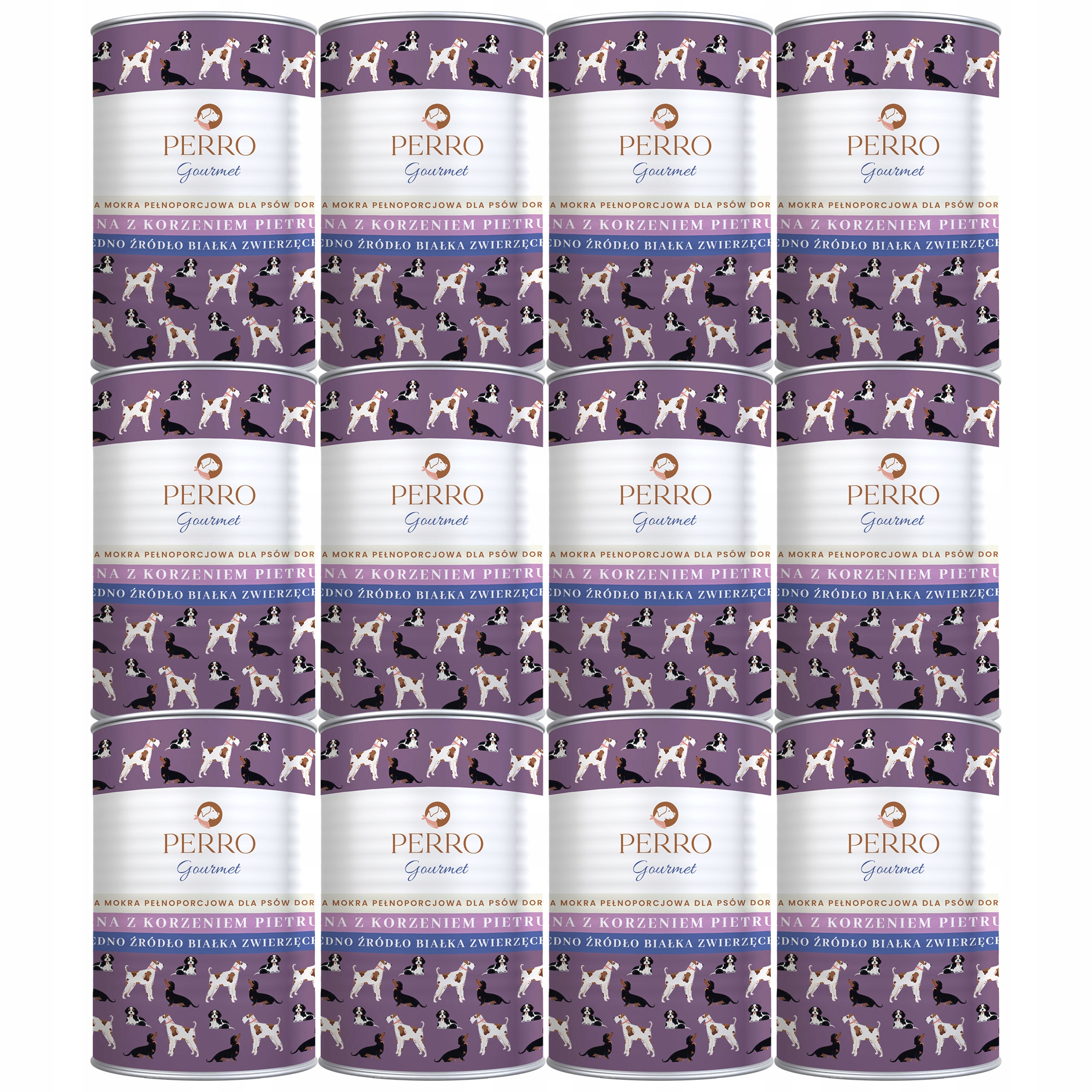 Levně Perro Gourmet Krmivo mokré pro psa Srna s petrželovým kořenem 12 x 400 g