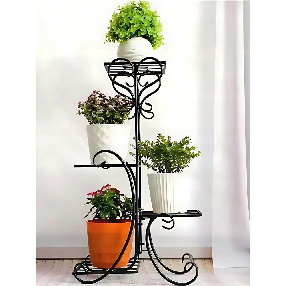 Květinový Stojan Na Květiny Kovový Stojan Loft Rostliny Regál
