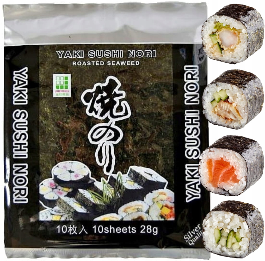 

Wodorosty Glony Yaki Sushi Nori Silver 10 Sztuk