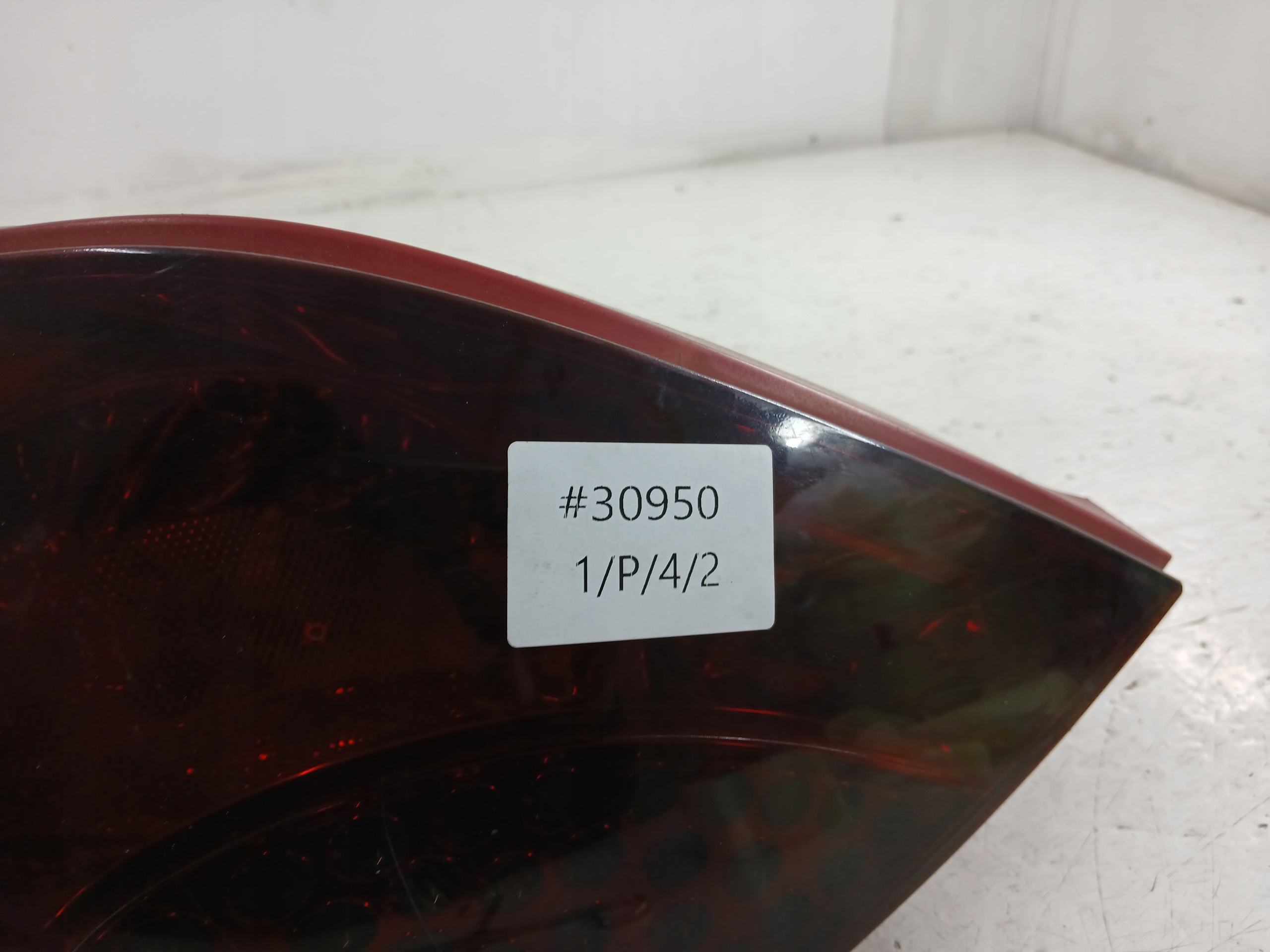 PEUGEOT 207 CC CABRIO light left rear part CIEMNA