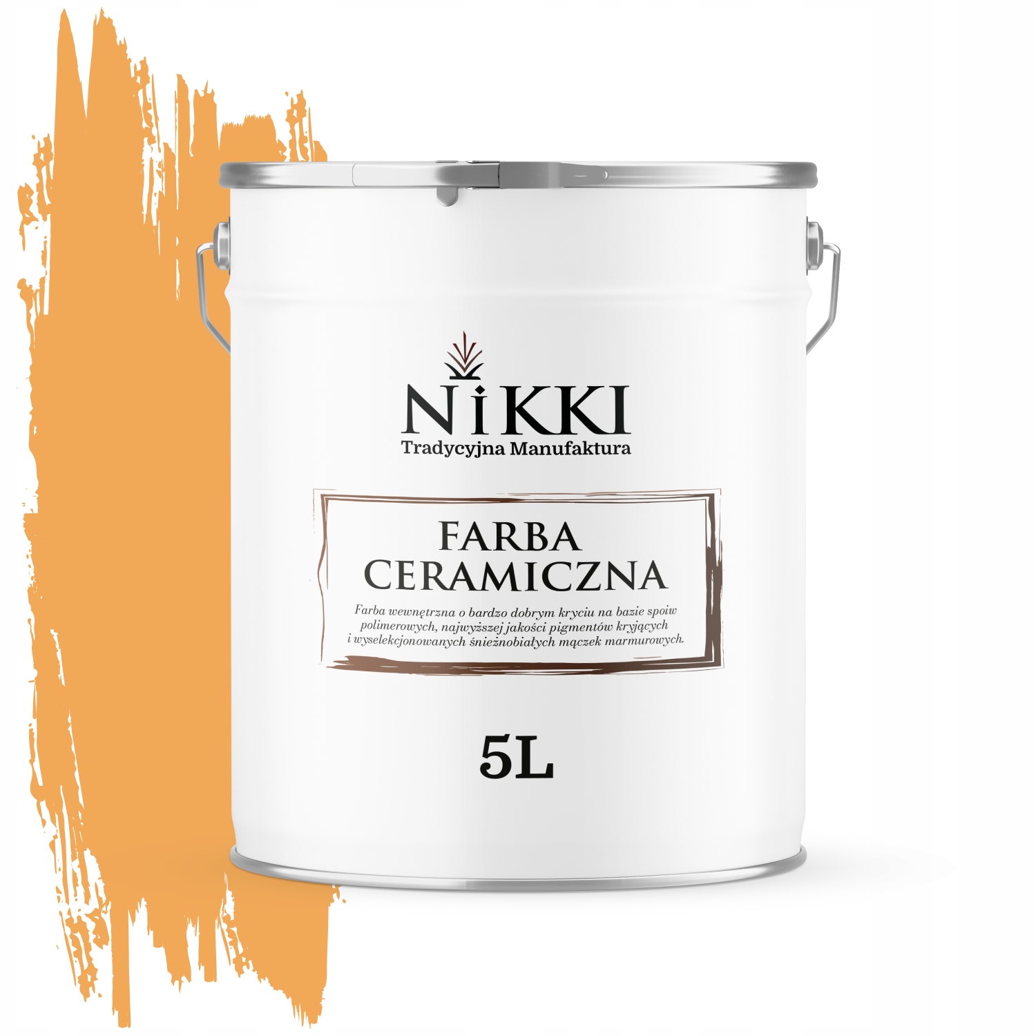 Keramická Stropná Farba Tekvicová Farba H6345 Hlboká Matná Na Steny 5 L