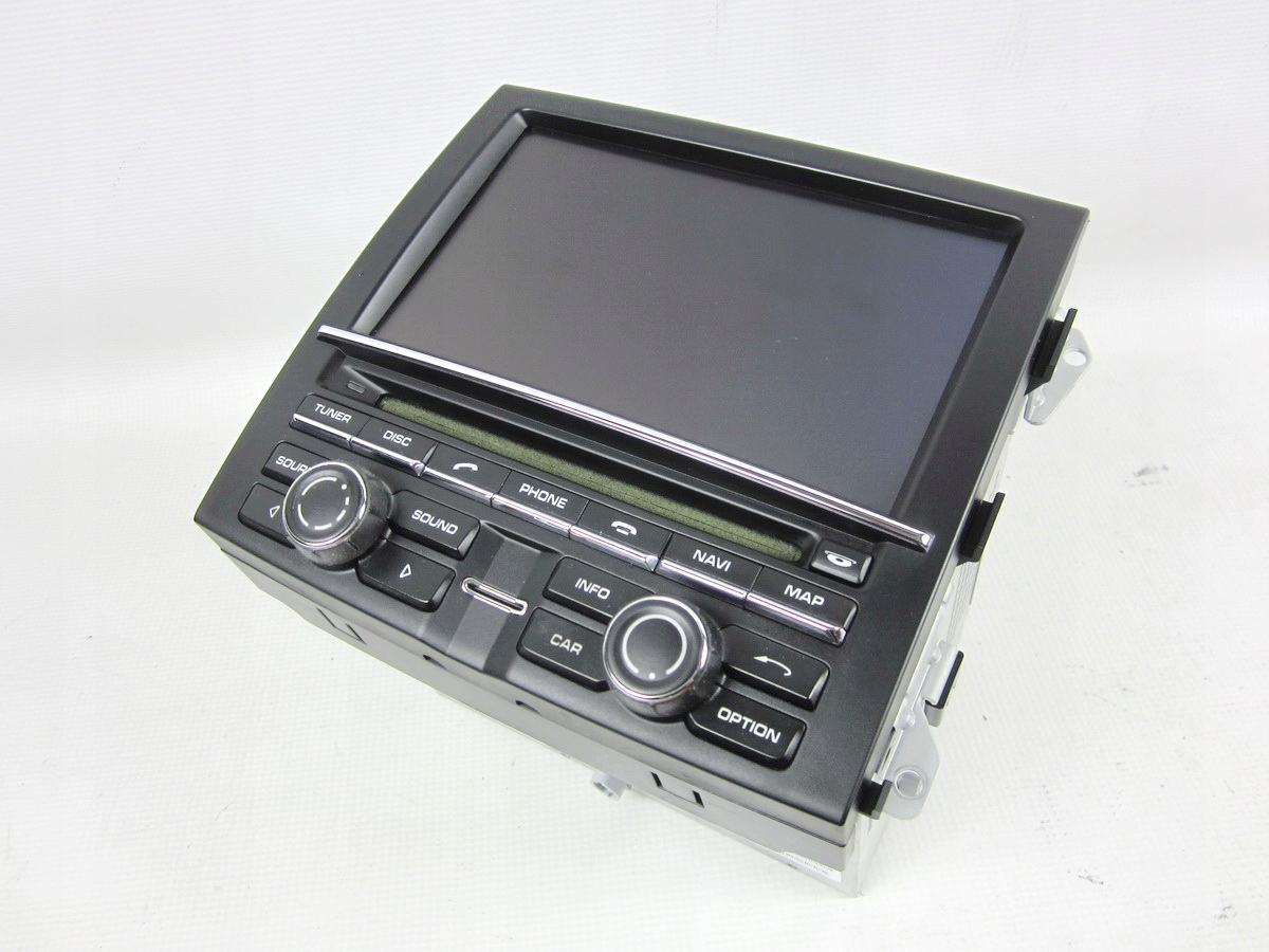 Radio navigation display Porsche Cayenne S II 958 7P5 92A