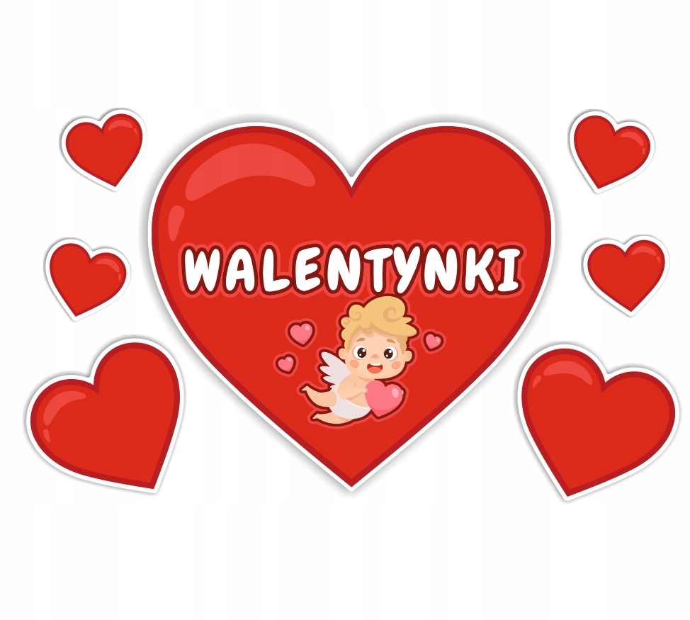 

Dekoracja na Walentynki Duże Serce Serduszka