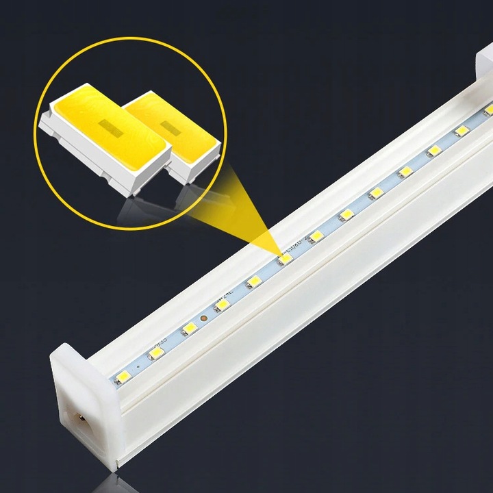 Świetlówka panel SLIM LED z oprawa 18W 120cm T5 Długość 21.5 cm