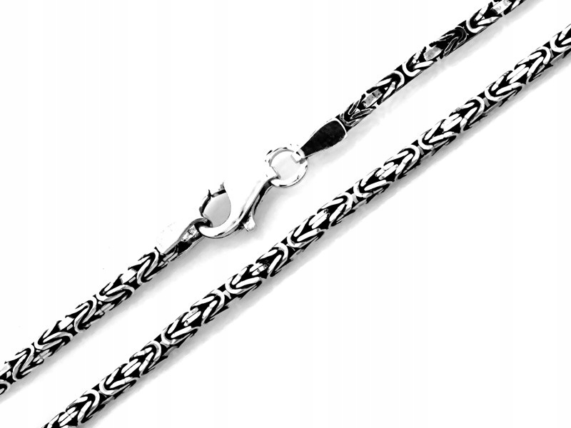 Dámský řetízek stříbro 925 rhodiovaná královská vazba pro stylizaci 14.08 g