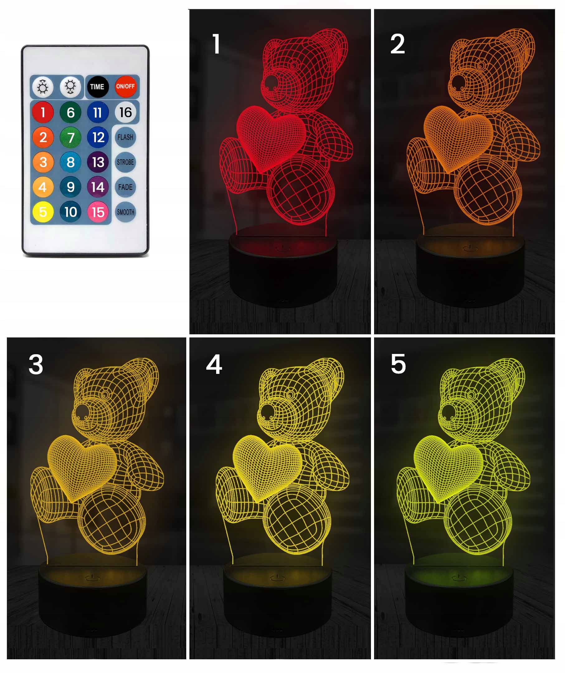 Lampka nocna Piłkarz strzał 3D LAMP LED EAN (GTIN) 5906335595875