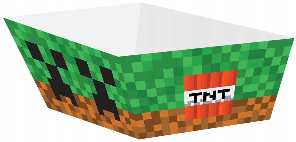PUDEŁKA NA CHIPSY MINECRAFT CREPEER PIKSEL 4szt EAN (GTIN) 5906329911865
