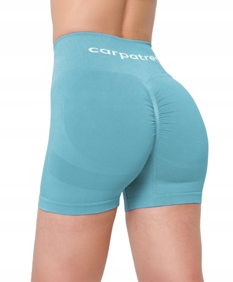 Carpatree Szorty Bezszwowe Allure Milky Blue Niebieskie r. S