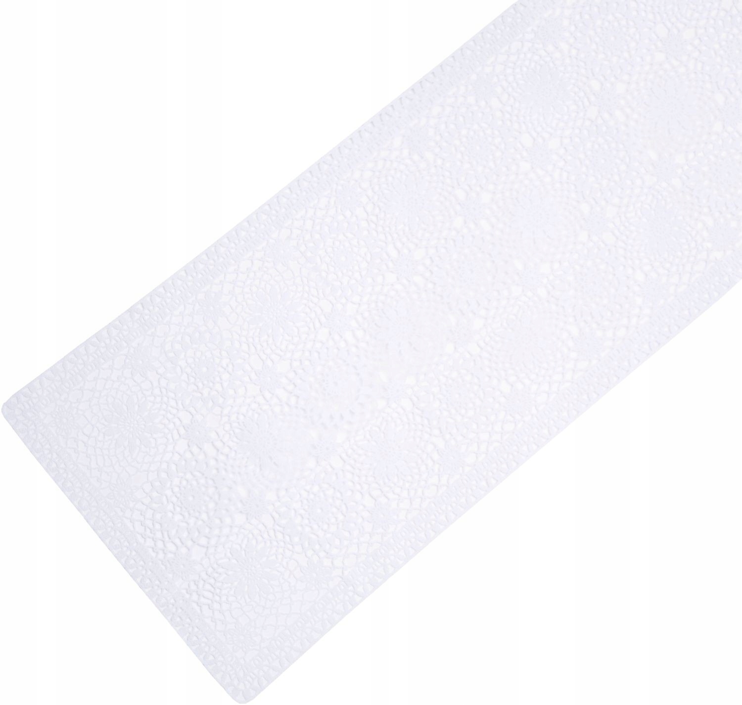 

Bieżnik biały ażurowy Pcv tworzywo 39x150 cm