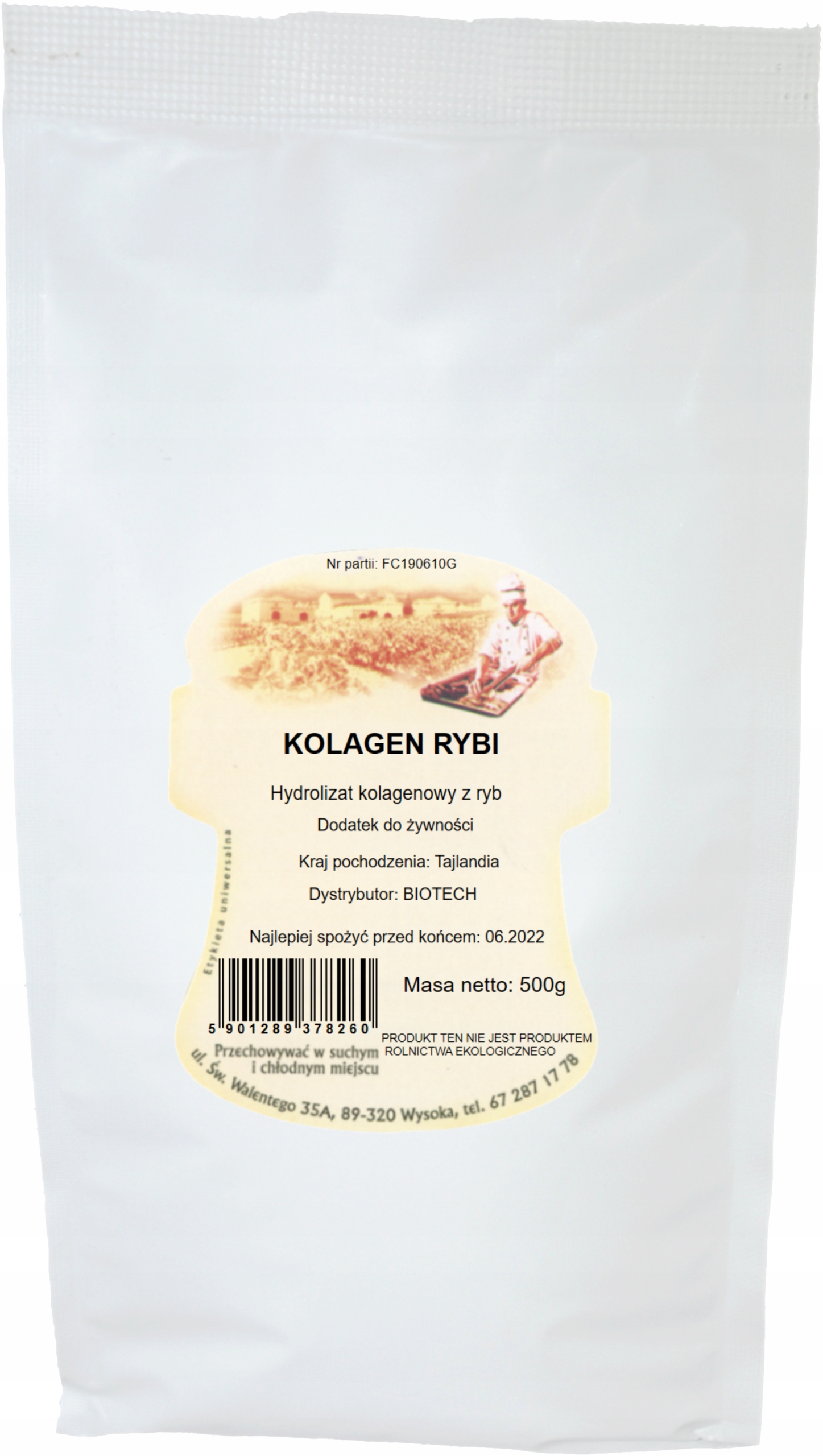 Naturalny Kolagen Rybi 500g