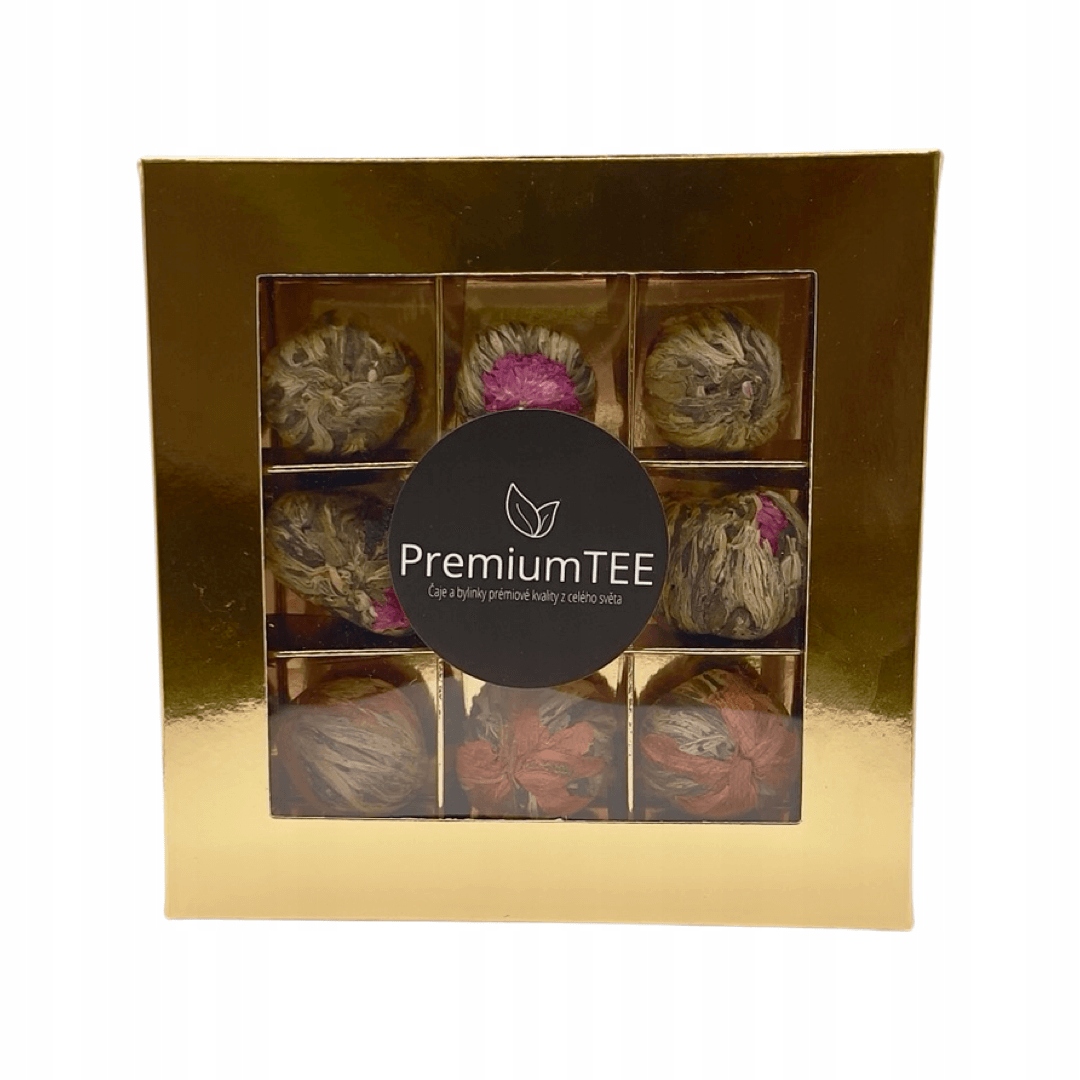 Levně Dárkové balení 9ks kvetoucích čajů