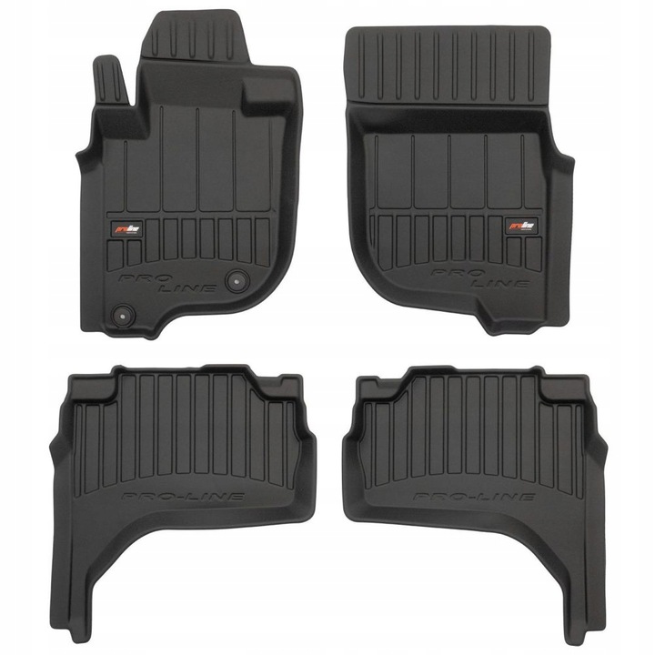 Gumové Koberce Mitsubishi L200 6 od roku 2019- Korytka 3D