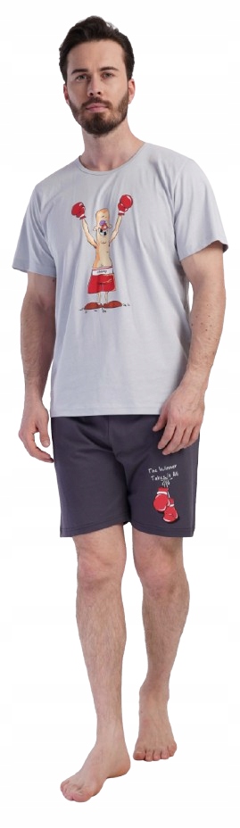 Vtipné Pyžamo Boxer Vítěz Champ The Winner Takes It All L
