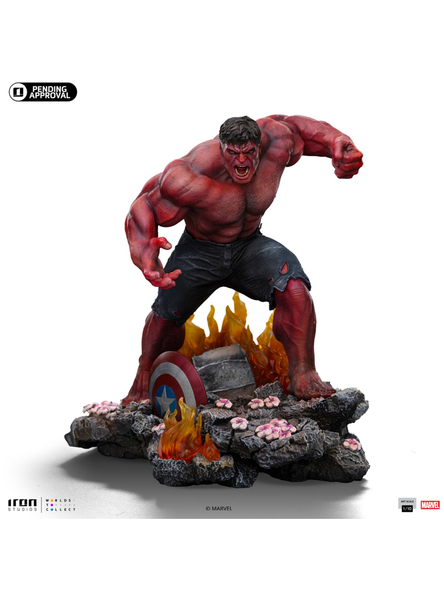 Iron Studios Red Hulk Captain America: Brave New World Art Scale 1/10