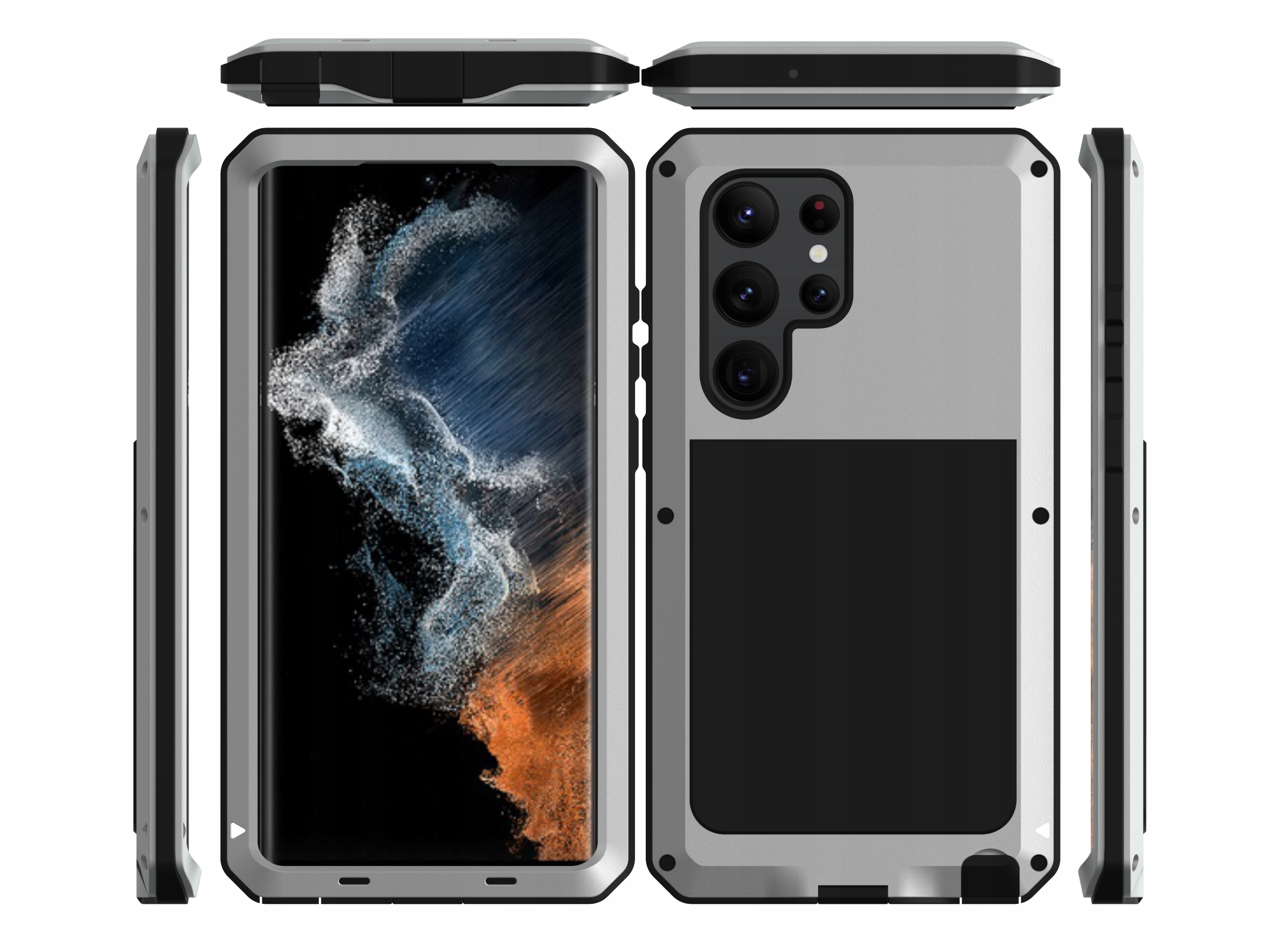 Lunatik Taktik Pancerne Etui 360° Wytrzymała Obudowa Samsung S22 Ultra