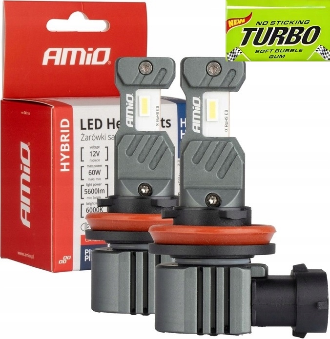 Żarówki samochodowe Led seria Hybrid HB3 HIR1 H10 6000K Canbus 60W do auta