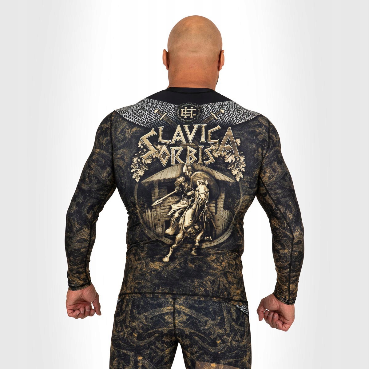 Koszulka na siłownię Męska SLAVICA ORBIS M Cechy dodatkowe płaskie szwy