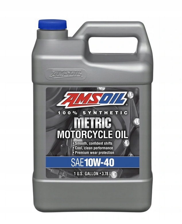 AMSOiL 10W40 syntetický motocyklový olej 3.784L