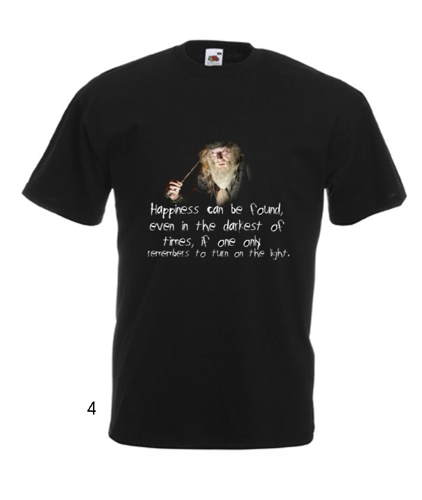 

S Koszulka Męska Potter Dumbledor Ron Hermiona