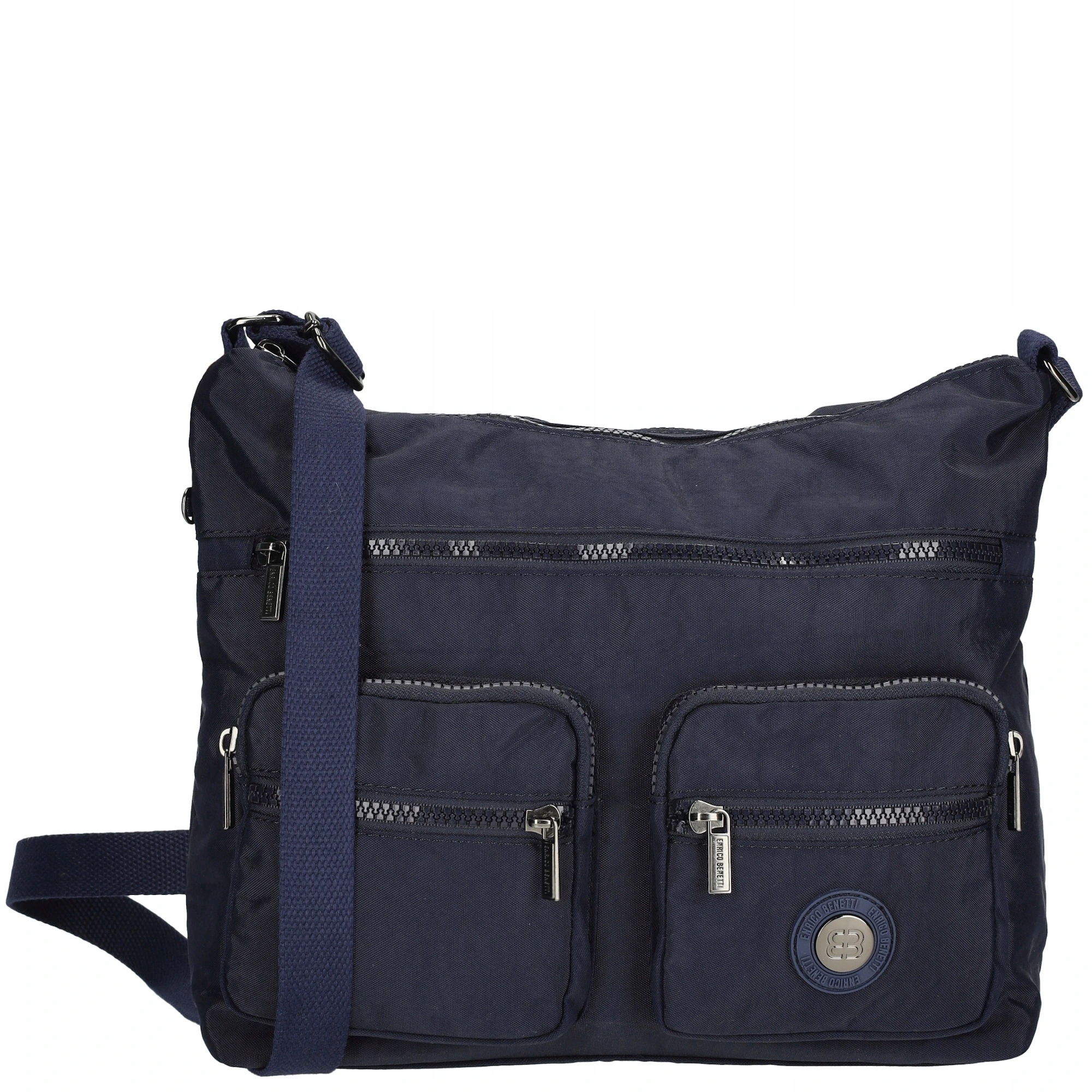 Dámská taška na rameno multipocket Crinkle Enrico Benetti navy