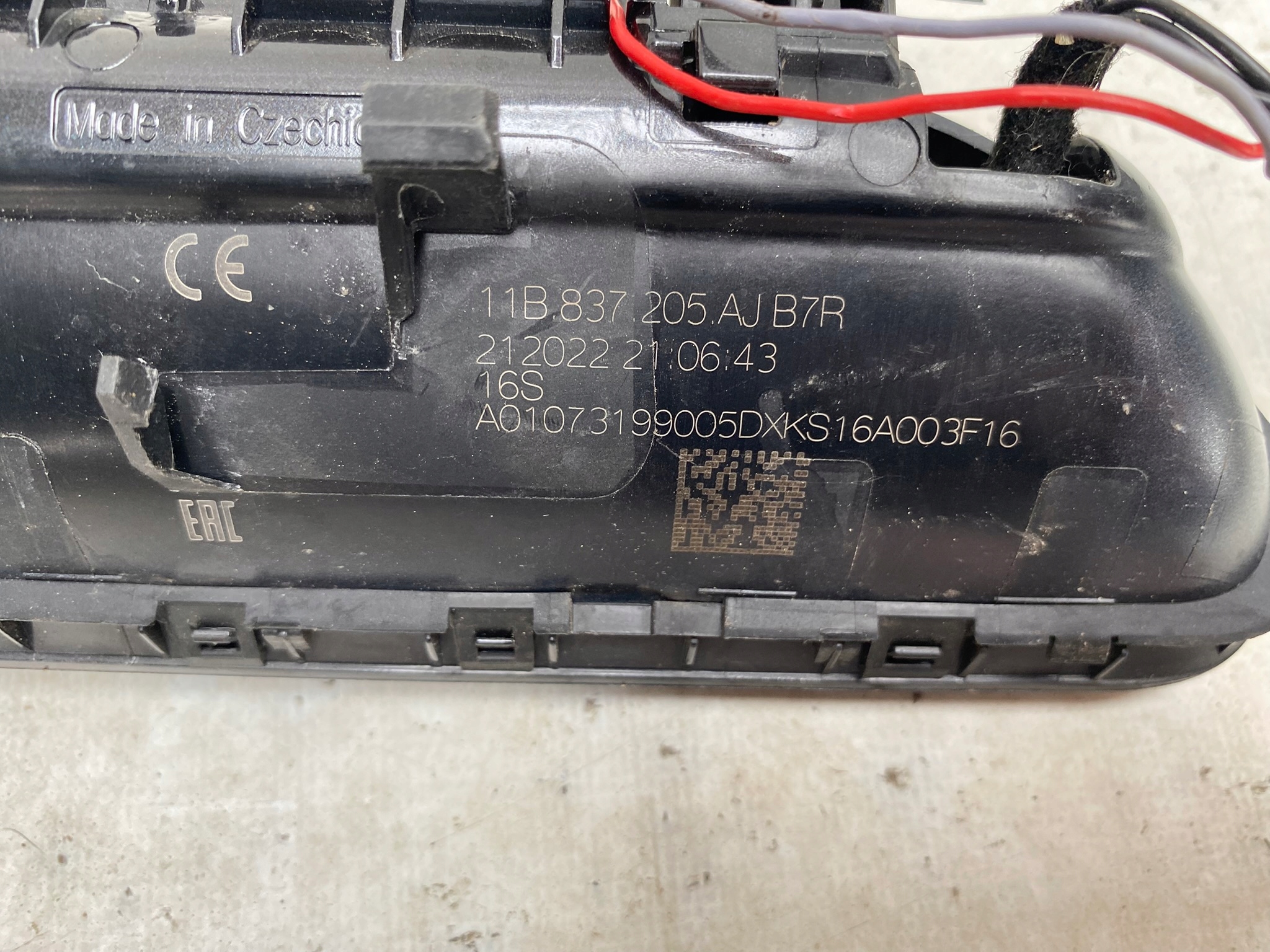 VW ID.5 ID.4 handle door left front exterior 11B837205AJ