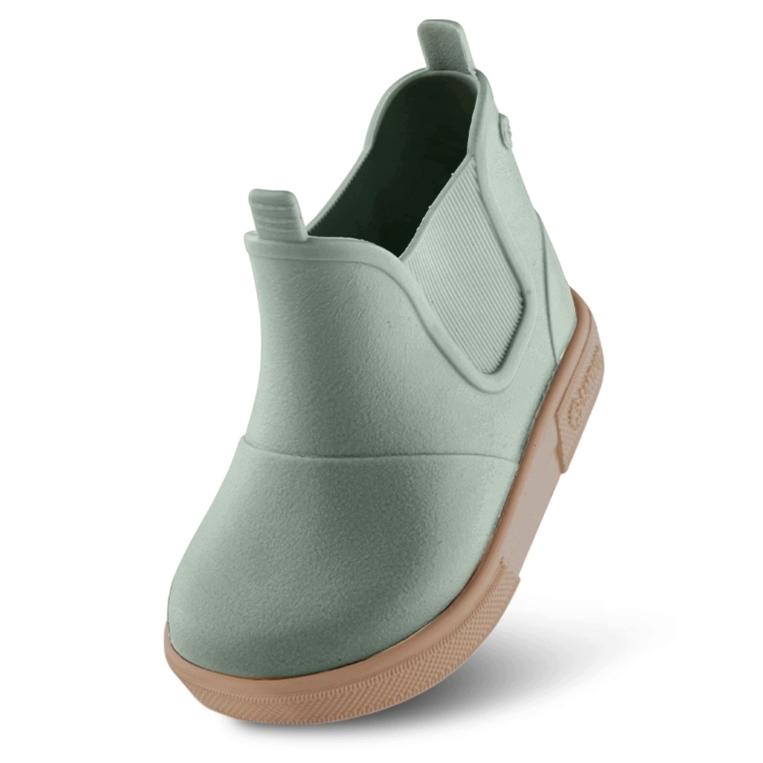 Boatilus Niskie Kalosze Dziecięce Baby Beatly Pastel Green/beige R 24/25