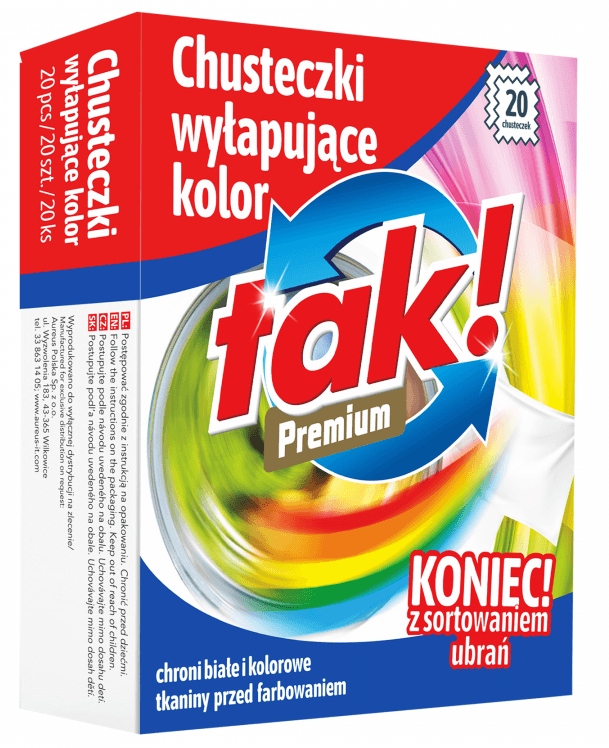 

Tak chusteczki pochłaniające 20 szt