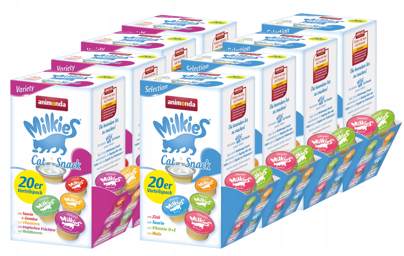 Levně Animonda Kot Milkies Selection Veriety 8x20 ks