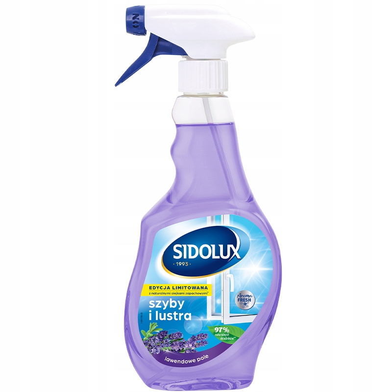 

Sidolux Crystal mycia szyb lawendowe pole 500ml