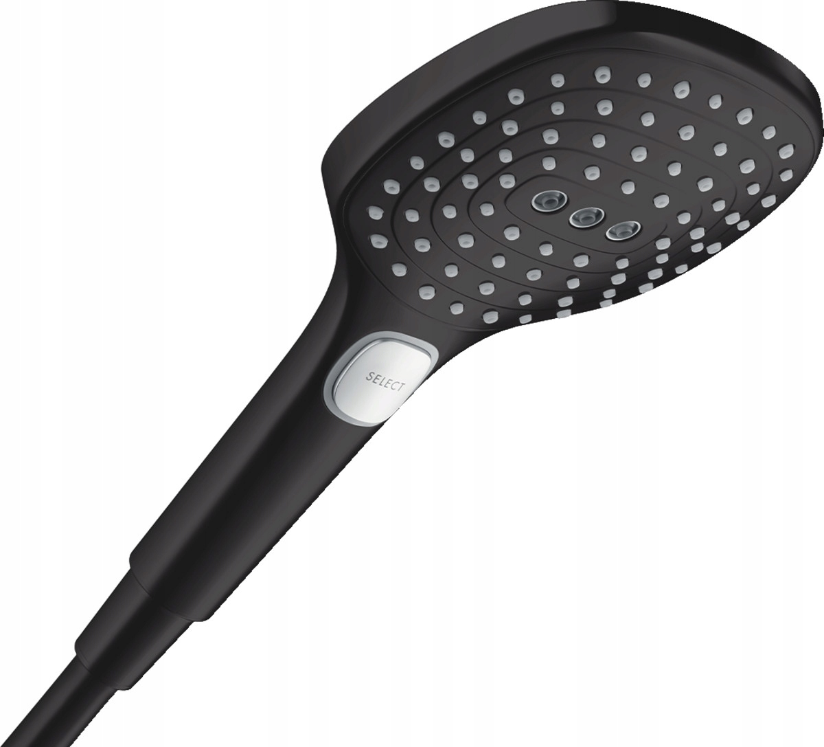 Rączka natrysku Raindance Select E 120 mm matowa czarna Hansgrohe 2652067