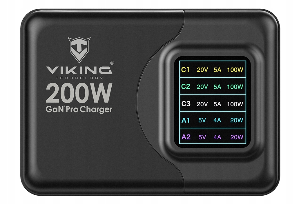 Viking Usb GaN nabíjačka 200W Pd Pro