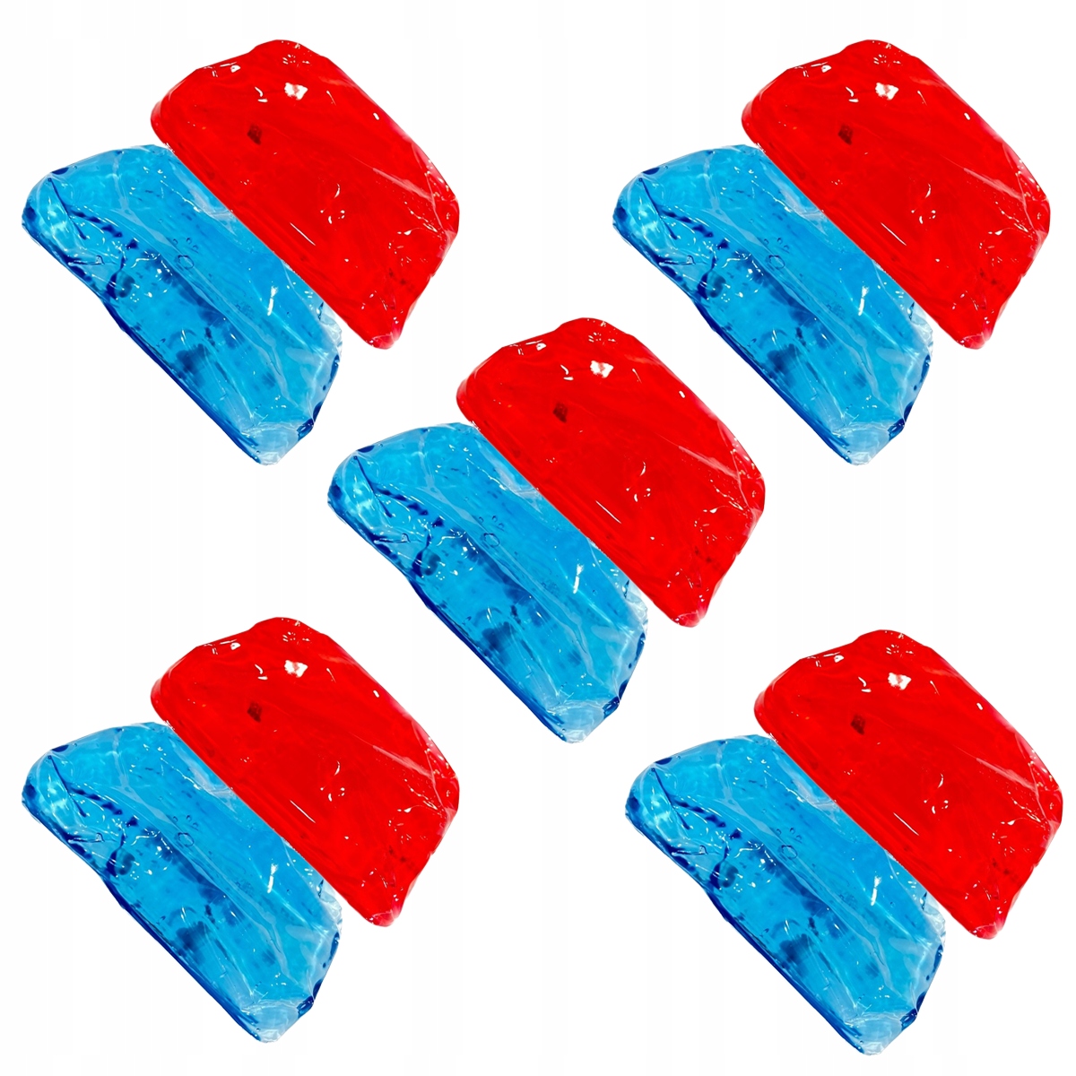 WKŁADY MROŻĄCE GRZEJĄCE DO LODÓWKI TURYSTYCZNEJ 400G TORBY TERMICZNEJ 10SZT