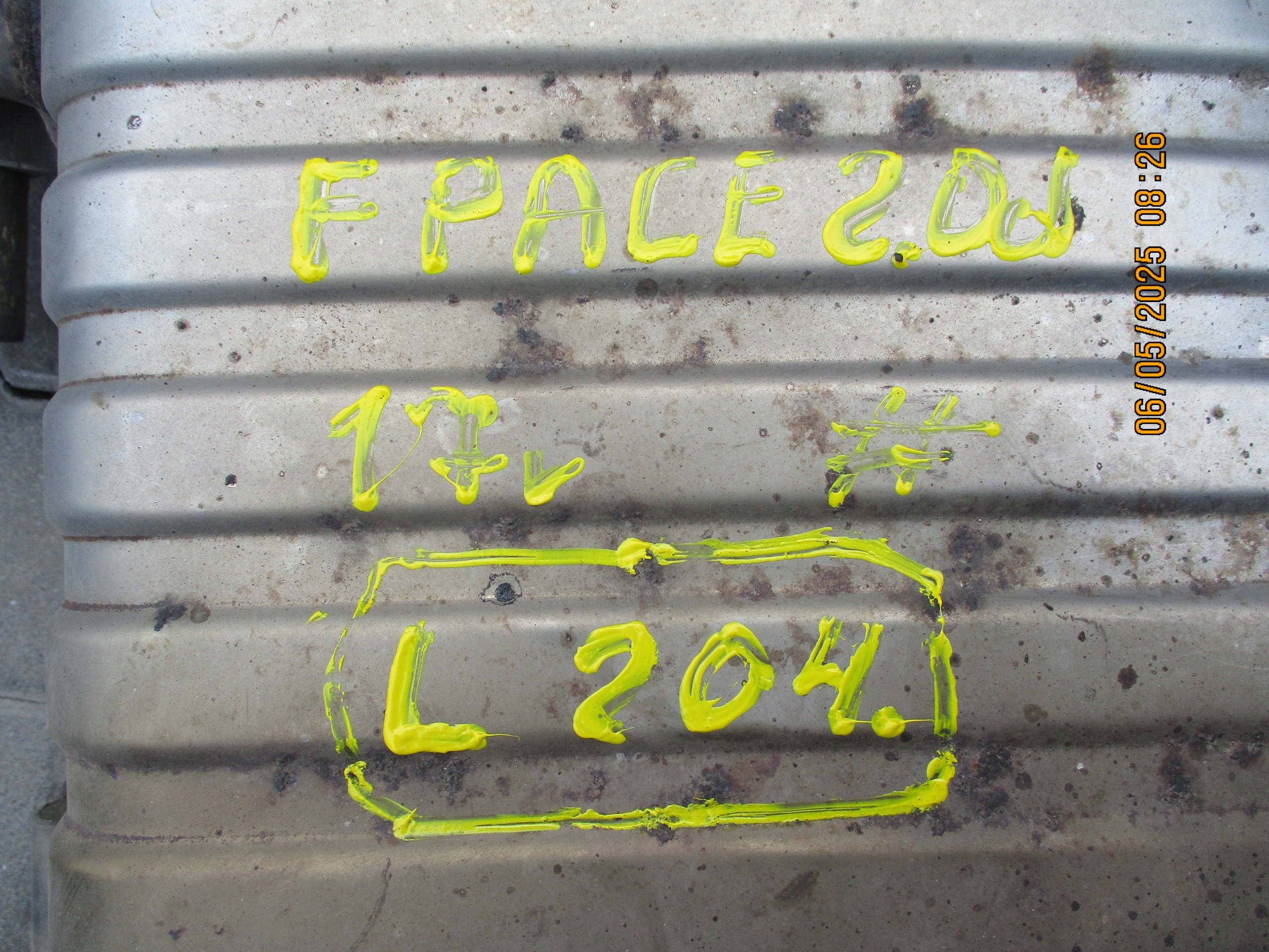 muffler, exhaust JAGUAR F PACE 2,0D 82Z96175