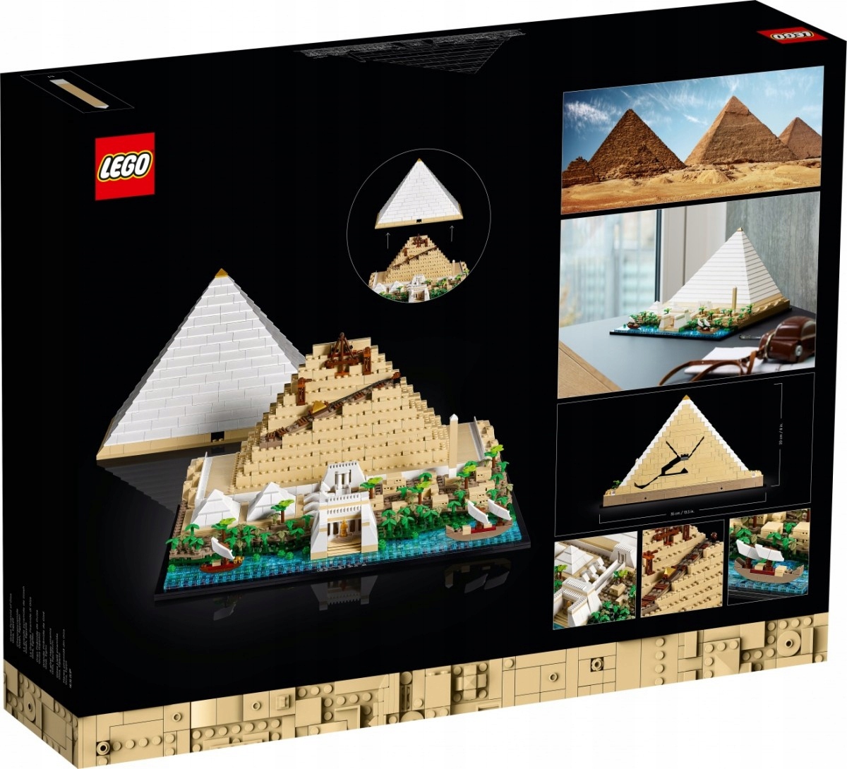 LEGO Klocki Architecture 21058 Piramida Cheopsa Marka LEGO