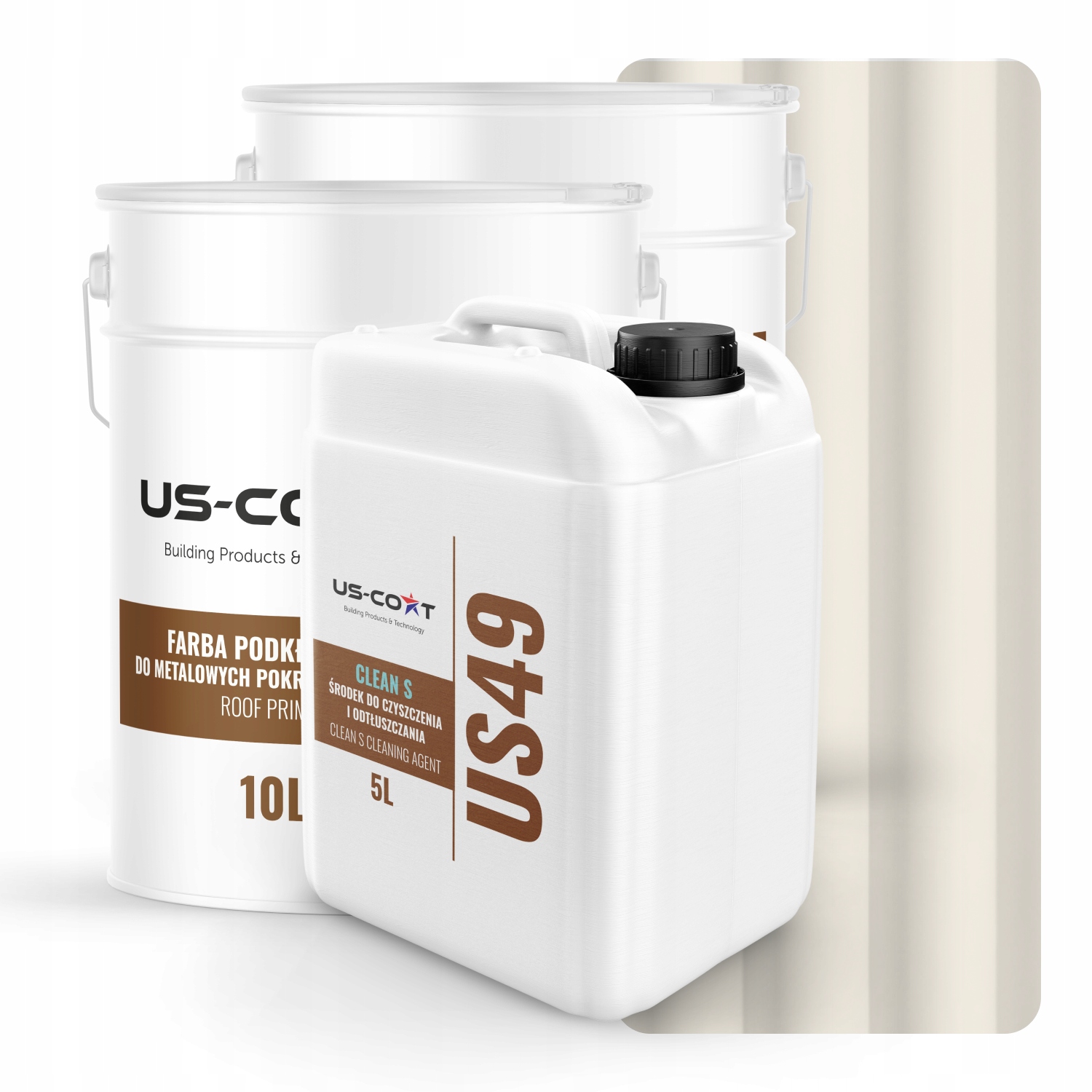 Farba Na Strechu Plechovú Krytinu Základ Odmašťovač Biela Alpská RAL9010 74m2 Matná