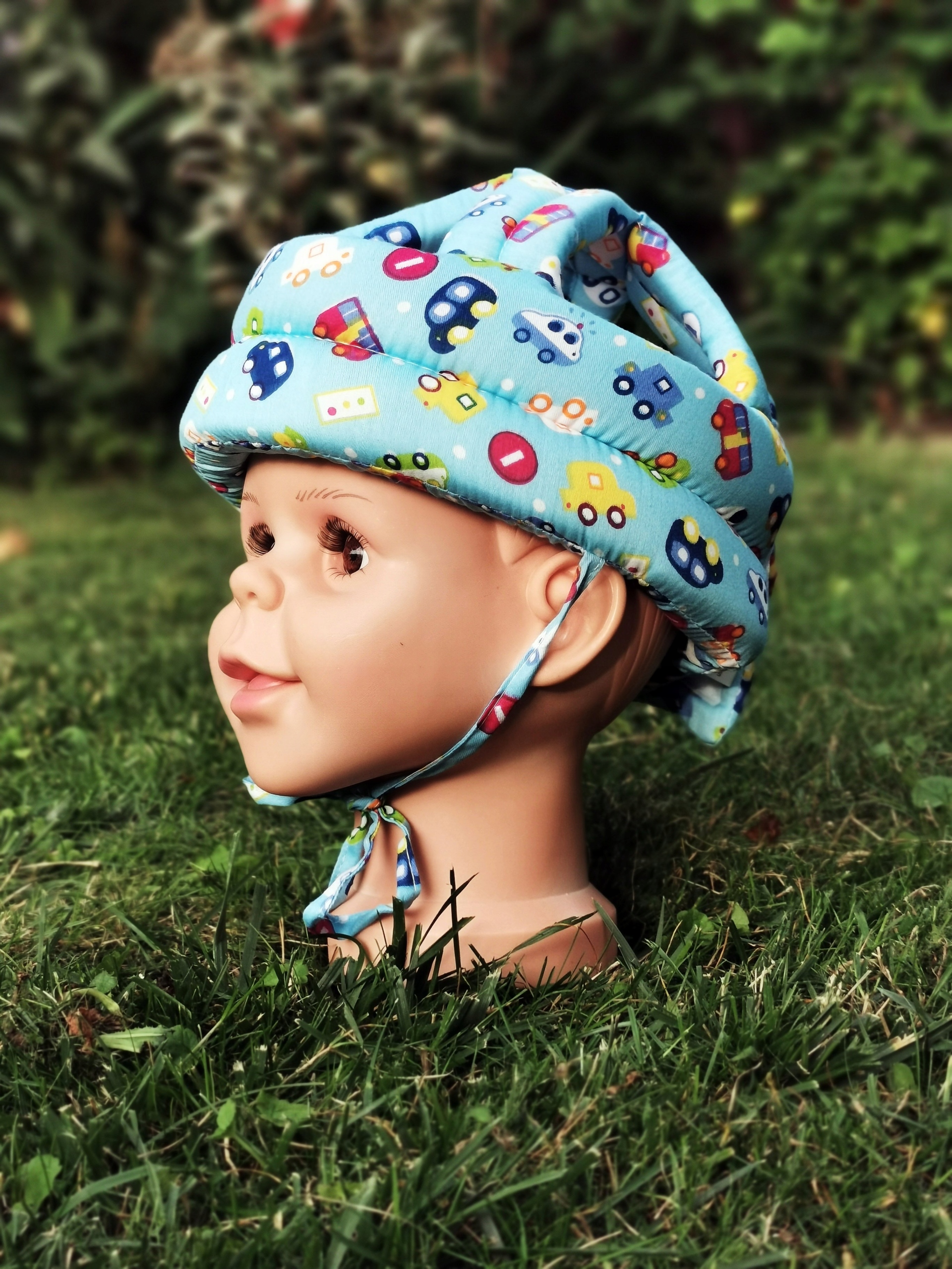 KASK DLA NIEMOWLAKA DZIECI OCHRONNY DO NAUKI CHODZENIA RACZKOWANIA 4KING Obwód głowy 45-60 cm