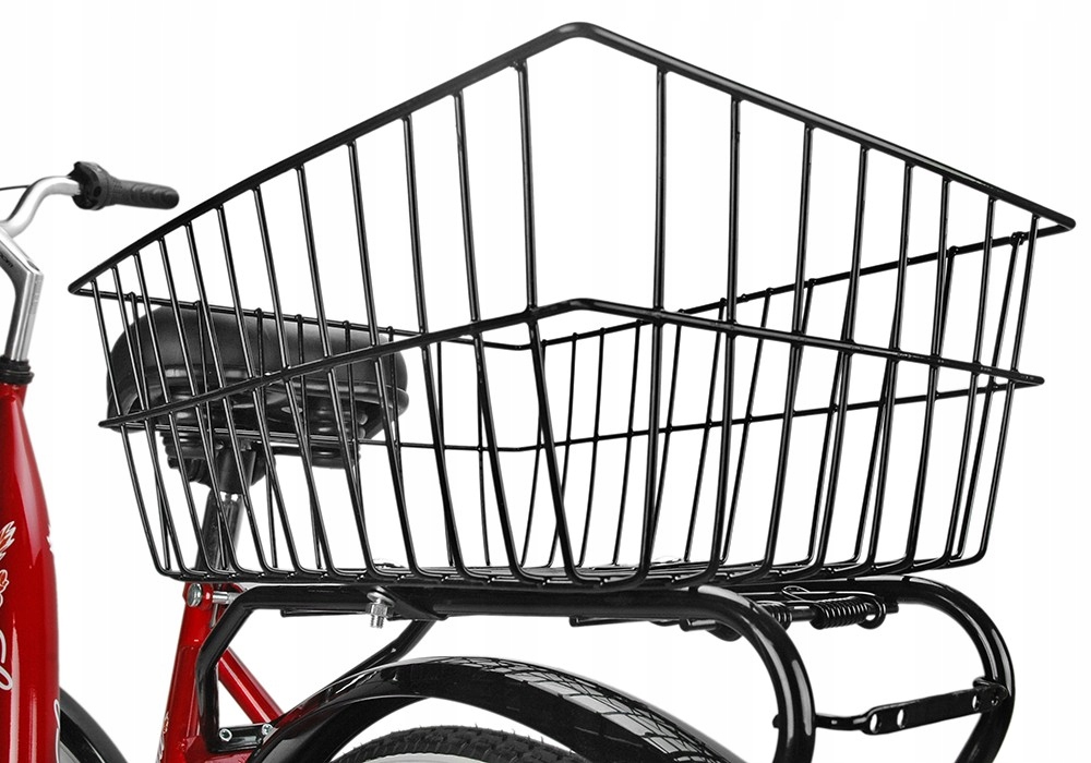 

Koszyk Rowerowy Na Bagażnik BP-2 Czarny Duży