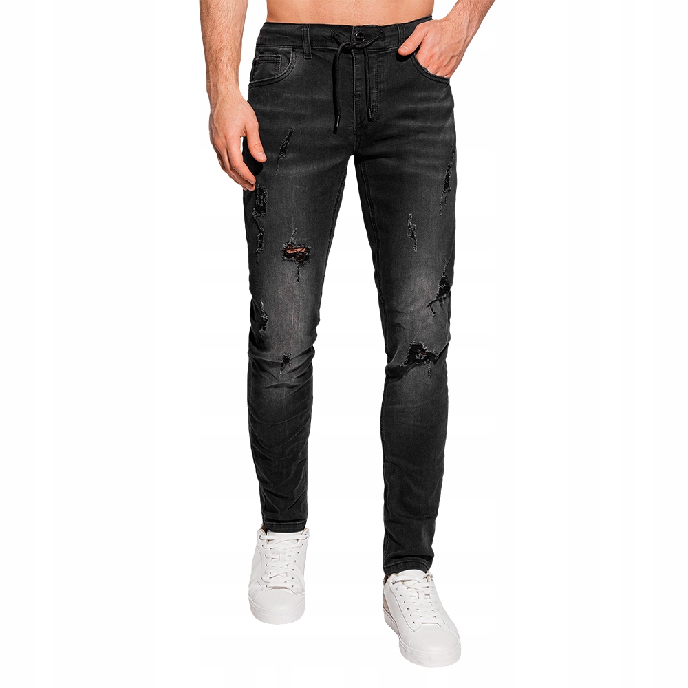 

Spodnie męskie jeansowe 1308P czarne XL