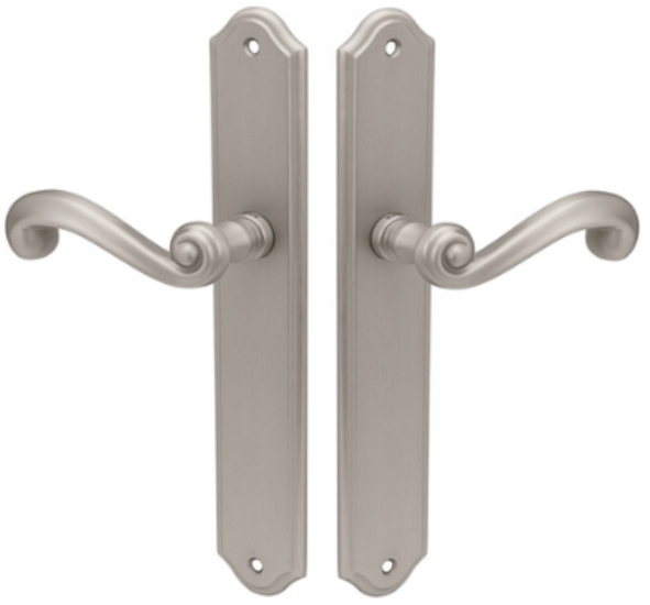 Kľučka na štítku Tupai 704-142 bez otvoru niklová perla