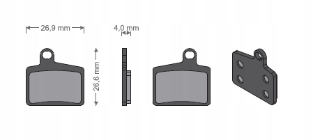 

okładziny Jet metaliczne Hayes Stroker Ryde/ Dyno