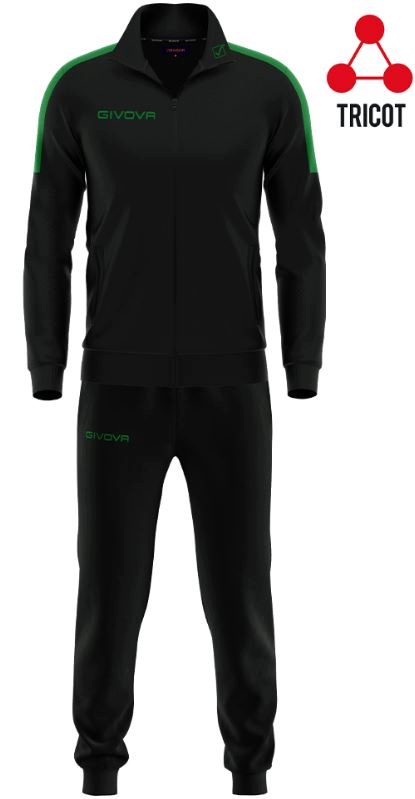 Givova Revolution unisex tepláková souprava, černá