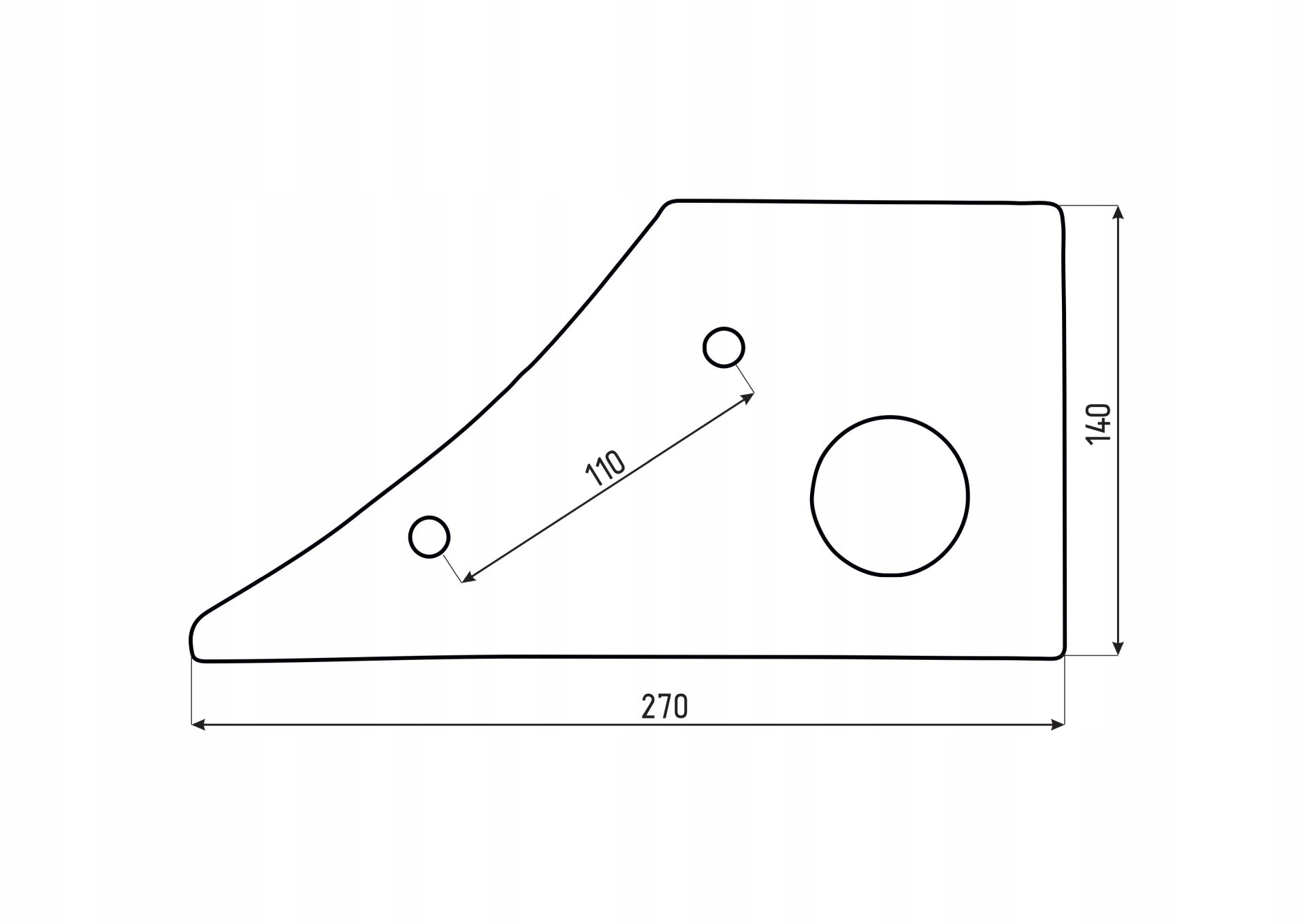 VOGEL Noot Полоз левый PR914003 IQ PARTS