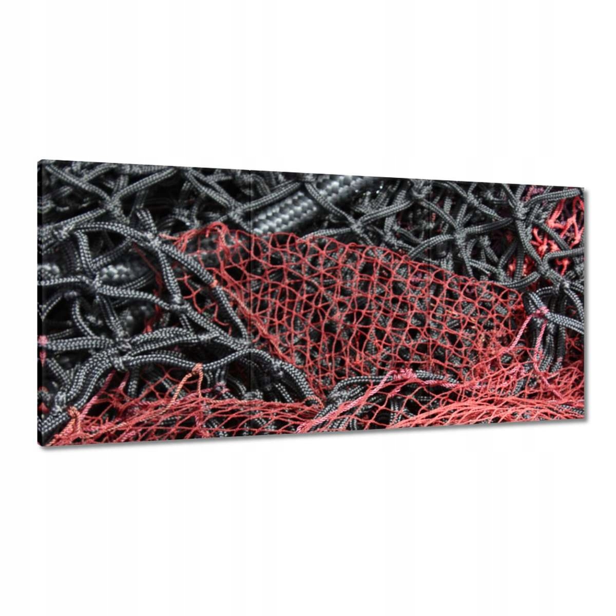 Obrazy 180x90 Červená rybárska sieť