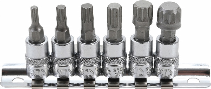 

Zestaw nasadek 1/4" wieloząbkowych Xzn M4-M12