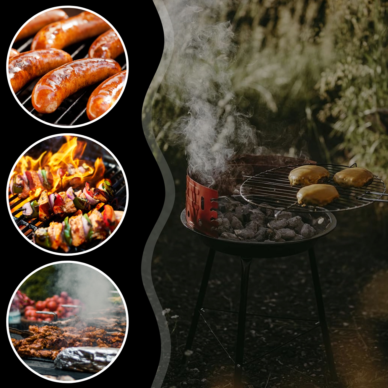 GRILL OGRODOWY WĘGLOWY DO OGRODU TARASU NA WĘGIEL SKŁADANY 35CM + RUSZT Długość rusztu 35 cm